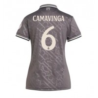 Camisa de time de futebol Real Madrid Eduardo Camavinga #6 Replicas 3º Equipamento Feminina 2024-25 Manga Curta